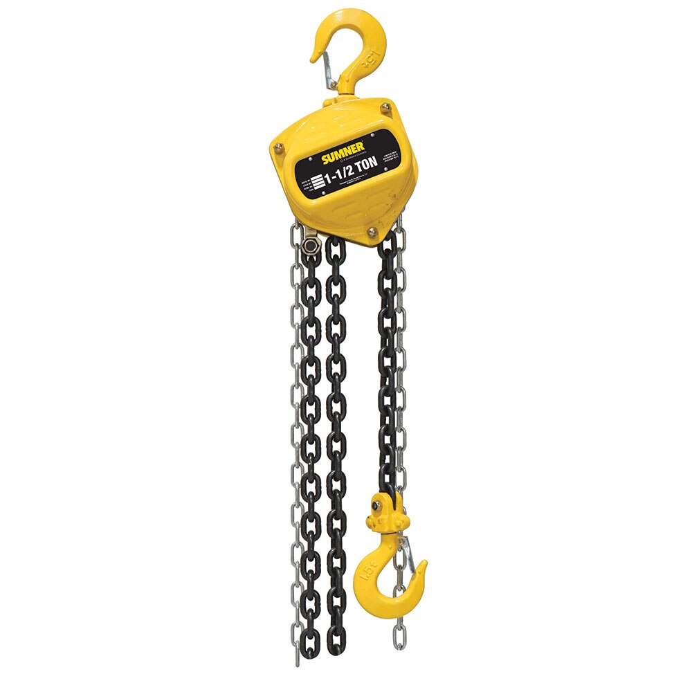 Sumner CB150C20 1-1/2T Chain Hoist 20'