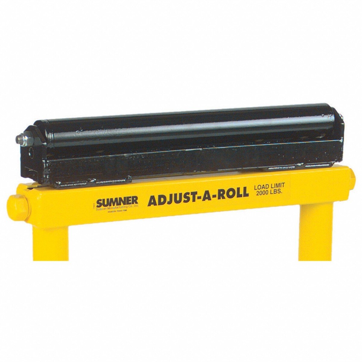 Sumner 4300CRH Adjust-A-Roll Pipe Stand with 18" Conveyor Roller Head 31" Height 2000 lb Capacity - 2