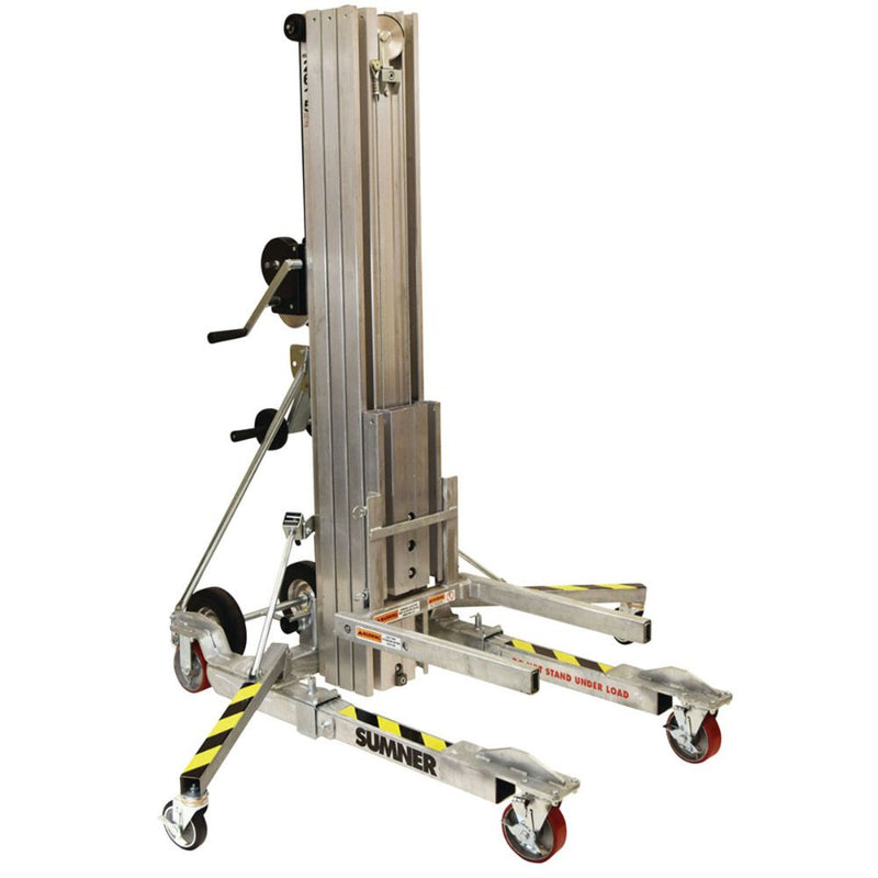 Sumner 783225 2112 12' Galvanized Series 2100 Contractor Lift, 1100 lbs