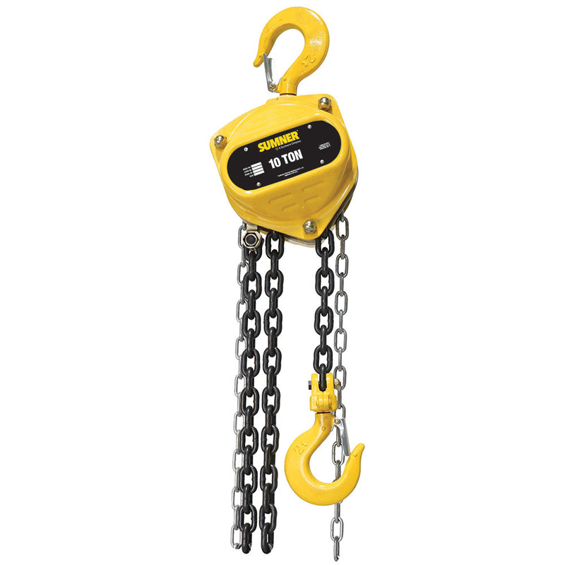 Sumner CB1KC20 10T Chain Hoist 20'