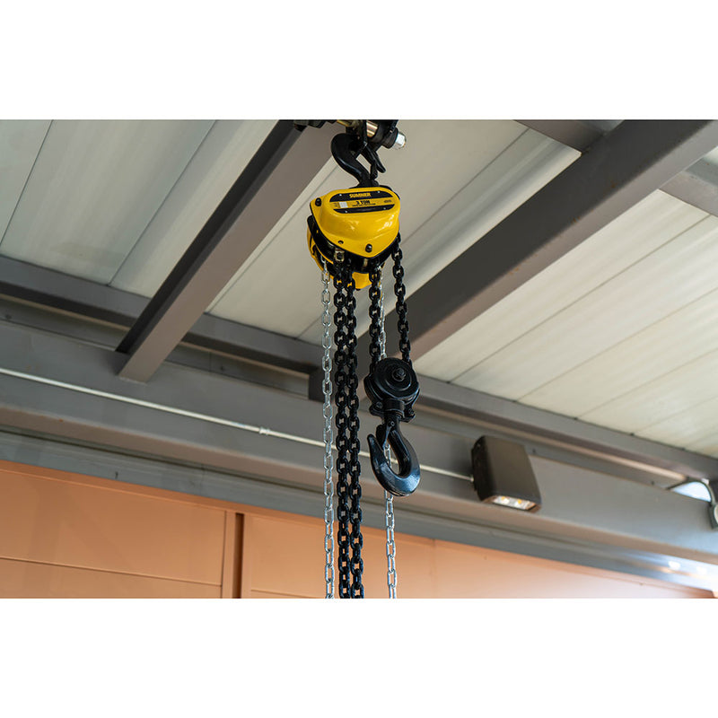 Sumner PCB300C10WO 3T Chain Hoist 10' Lift and Overload Protection
