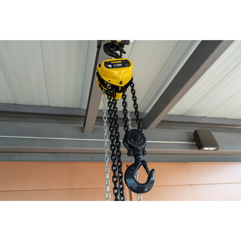 Sumner PCB300C10 3T Chain Hoist 10' Lift